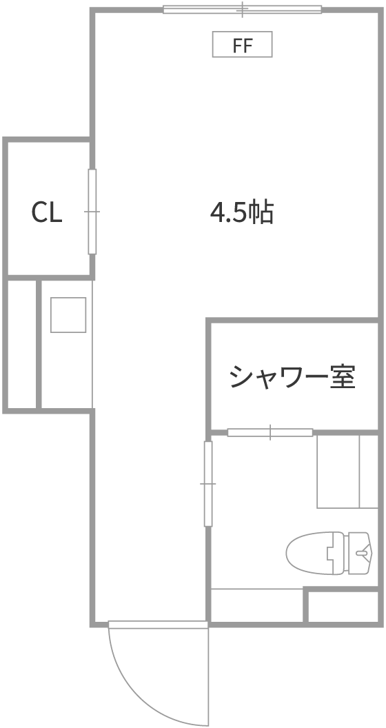 完成予想図面（個室）